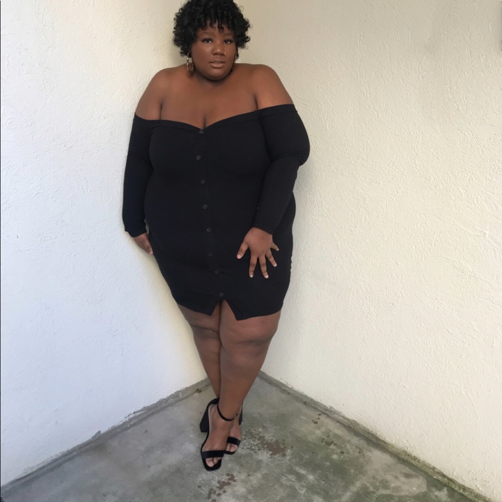 Fashion Nova off the shoulder dress